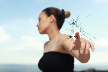 On Time Anomalies and Broken Glass