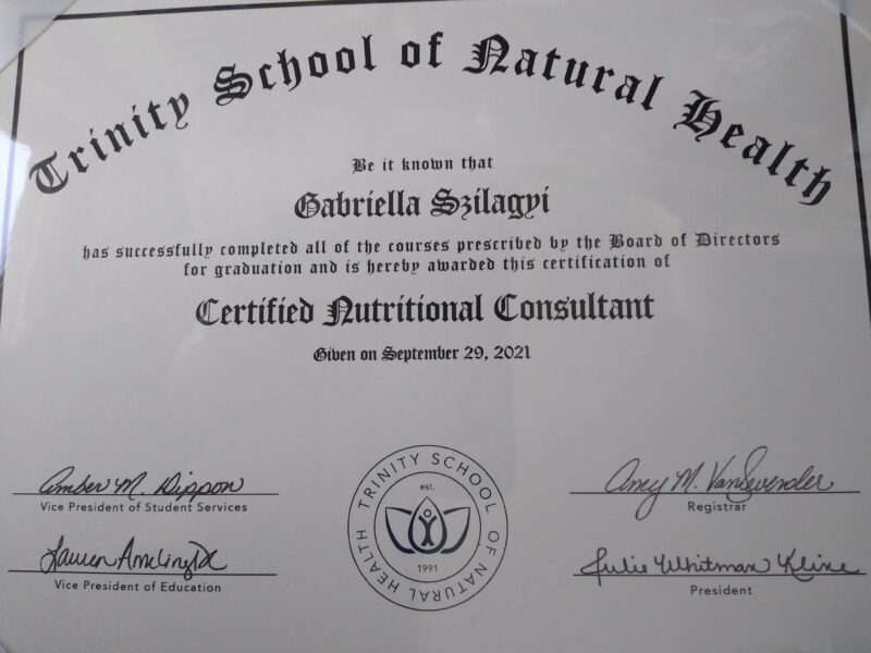 Certified Nutritional Consultant Diploma