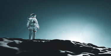 Atronaut On The Moon